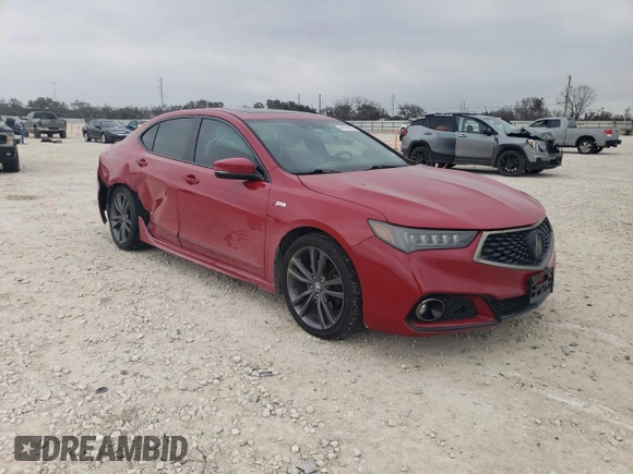 2019 Acura TLX w/A-Spec Pkg with VIN 19UUB2F66KA003261, listed as a Copart auction lot 44276975 with 149,706 mi miles and Salvage Title. Bid and sale history available at carsss.com. Image 4.