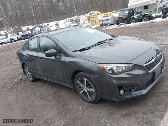 2019 Subaru Impreza Premium with VIN 4S3GKAD68K3618682, listed as a IAAI auction lot 41716804 with 101,063 mi miles. Bid and sale history available at carsss.com. Image 1.