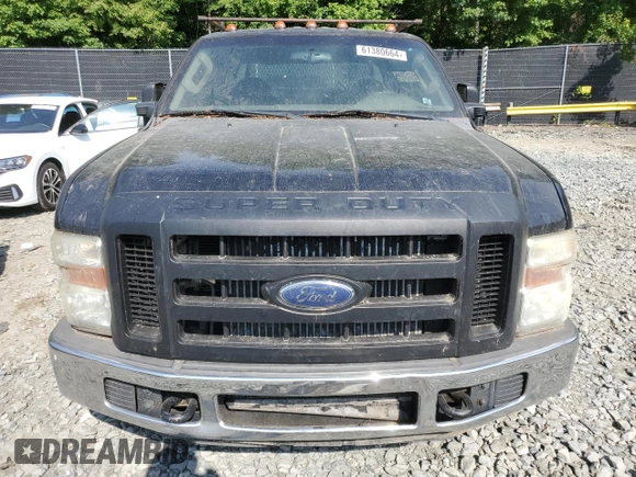 2008 Ford F-350 with VIN 1FTWW30R08EC00688, listed as a Copart auction lot 61380664 with 316,878 mi miles and Clean title. Bid and sale history available at DreamBid. Image 5.