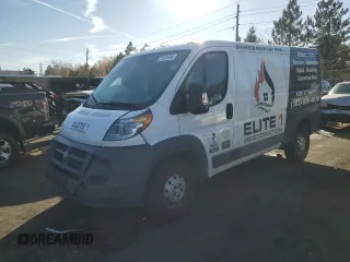 2016 Ram ProMaster Cargo with VIN 3C6TRVAG2GE110441, listed as a Copart auction lot 77878704 with 209,205 mi miles and Salvage Title. Bid and sale history available at DreamBid. Image 1.