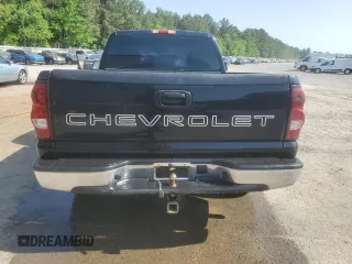 2006 Chevrolet Silverado 1500 Work Truck with VIN 3GCEC14X46G233569, listed as a Copart auction lot 53571885 with 186,342 mi miles and Salvage Title. Bid and sale history available at carsss.com. Image 6.