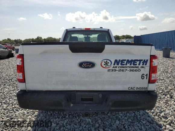 2023 Ford F-150 XL with VIN 1FTMF1CB8PKE61500, listed as a Copart auction lot 58465285 with 37,784 mi miles and Non repairable. Bid and sale history available at DreamBid. Image 10.