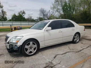 2005 Lexus LS 430 with VIN JTHBN36F250182474, listed as a Copart auction lot 54141425 with 177,907 mi miles and Salvage Title. Bid and sale history available at carsss.com. Image 1.