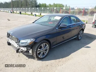 2017 Mercedes-Benz C 300 with VIN 55SWF4KB5HU230272, listed as a IAAI auction lot 42113872 with 35,807 mi miles and . Bid and sale history available at carsss.com. Image 2.