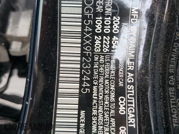 2009 Mercedes-Benz C 300 Sport z VIN WDDGF54XX9F232445, wystawiony jako Copart lot #61607885 z przebiegiem 89 568 mil mil oraz Szkoda całkowita • Salvage title. Historia ofert i sprzedaży dostępna na DreamBid. Obrazek 12.