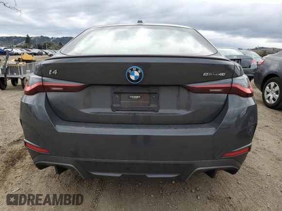 2022 BMW i4 eDrive40 z VIN WBY73AW08NFM60741, wystawiony jako Copart lot #43797635 z przebiegiem 24 051 mil mil oraz Szkoda całkowita • Salvage title. Historia ofert i sprzedaży dostępna na DreamBid. Obrazek 6.