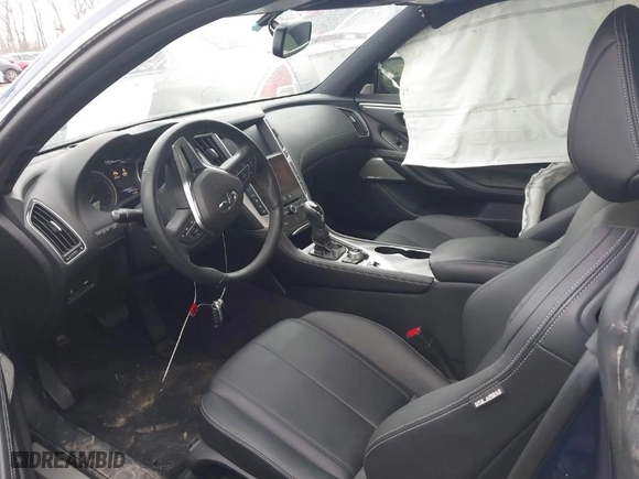 2018 Infiniti Q60 3.0t LUXE with VIN JN1EV7EK0JM340059, listed as a IAAI auction lot 41165109 with 50,751 mi miles. Bid and sale history available at carsss.com. Image 5.
