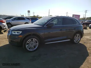 2018 Audi Q5 Premium Plus with VIN WA1BNAFY0J2011223, listed as a Copart auction lot 74570234 with 105,410 mi miles and Salvage Title. Bid and sale history available at carsss.com. Image 1.