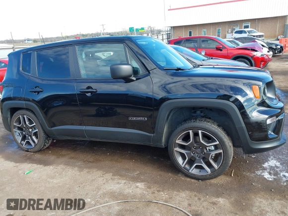 2021 Jeep Renegade Upland with VIN ZACNJDAB1MPN28069, listed as a IAAI auction lot 41887128 with 30,276 mi miles and . Bid and sale history available at DreamBid. Image 13.