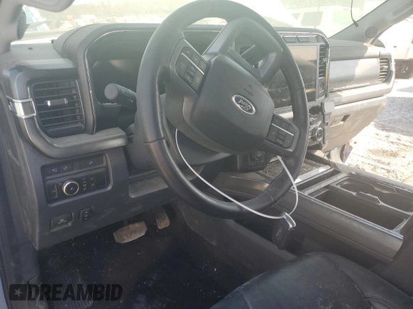 2024 Ford F-350 XL with VIN 1FT8W3DT8REE14084, listed as a Copart auction lot 48429995 with Not provided miles and Salvage title. Bid and sale history available at DreamBid. Image 8.