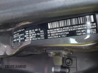 2016 Jeep Renegade Latitude with VIN ZACCJBBT5GPD37944, listed as a IAAI auction lot 41441463 with 103,429 mi miles. Bid and sale history available at carsss.com. Image 9.