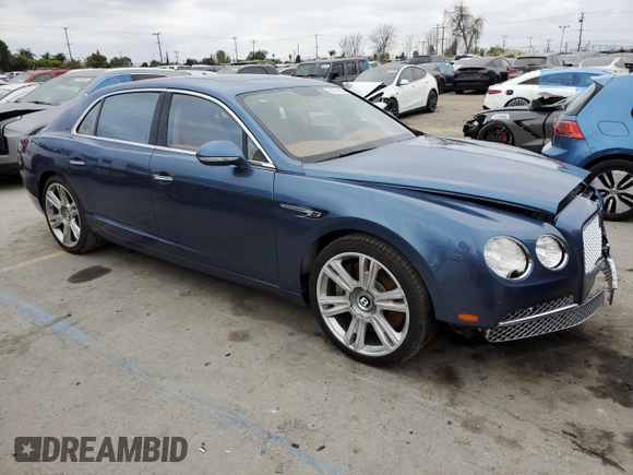 2014 Bentley Flying Spur with VIN SCBEC9ZA7EC088678, listed as a Copart auction lot 53692905 with 45,362 mi miles and Salvage Title. Bid and sale history available at DreamBid. Image 4.