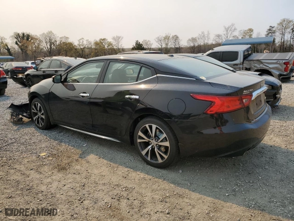 2016 Nissan Maxima 3.5 SL with VIN 1N4AA6AP2GC405078, listed as a Copart auction lot 50555095 with 76,980 mi miles and Salvage Title. Bid and sale history available at carsss.com. Image 2.