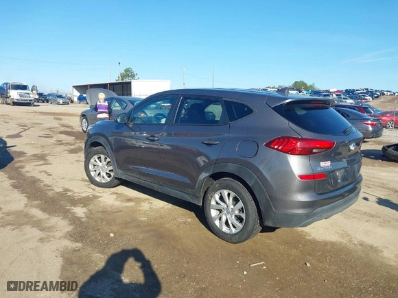 2021 Hyundai Tucson SE with VIN KM8J23A49MU337701, listed as a IAAI auction lot 41653092 with 95,294 mi miles. Bid and sale history available at carsss.com. Image 3.