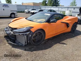 2022 Chevrolet Corvette 3LT with VIN 1G1YC3D49N5108242, listed as a Copart auction lot 60241433 with 22,235 mi miles. Bid and sale history available at carsss.com. Image 1.