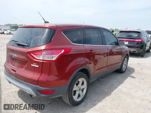 2014 Ford Escape SE with VIN 1FMCU0GX5EUA58458, listed as a IAAI auction lot 42057481 with 38,905 mi miles. Bid and sale history available at carsss.com. Image 4.