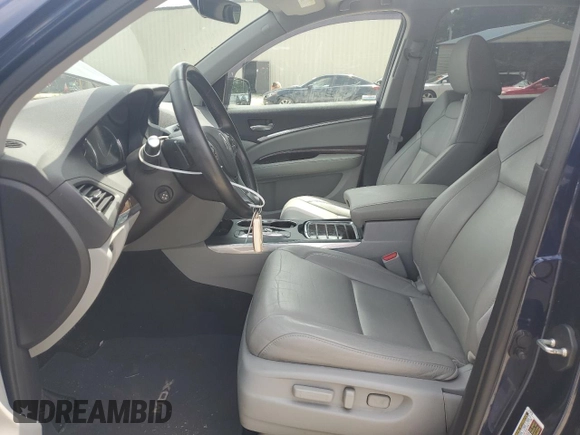 2017 Acura MDX Technology with VIN 5FRYD4H52HB021510, listed as a Copart auction lot 64566505 with 74,695 mi miles and Salvage title. Bid and sale history available at DreamBid. Image 7.