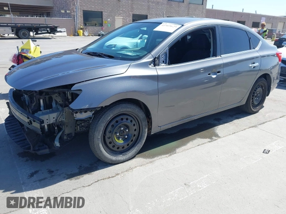2019 Nissan Sentra S with VIN 3N1AB7AP7KY252391, listed as a IAAI auction lot 41969629 with 100,995 mi miles. Bid and sale history available at carsss.com. Image 19.