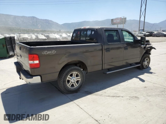 2007 Ford F-150 XLT with VIN 1FTPW14V87KC81567, listed as a Copart auction lot 61583215 with 196,855 mi miles and Salvage title. Bid and sale history available at DreamBid. Image 3.