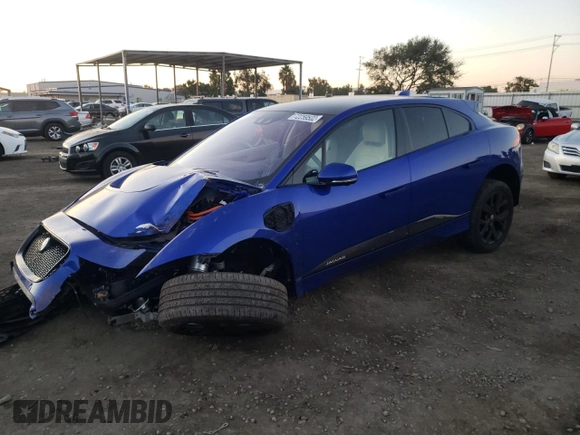 2020 Jaguar I-Pace HSE z VIN SADHD2S16L1F80448, wystawiony jako Copart lot #72259502 z przebiegiem Nie podano mil oraz . Historia ofert i sprzedaży dostępna na DreamBid. Obrazek 1.