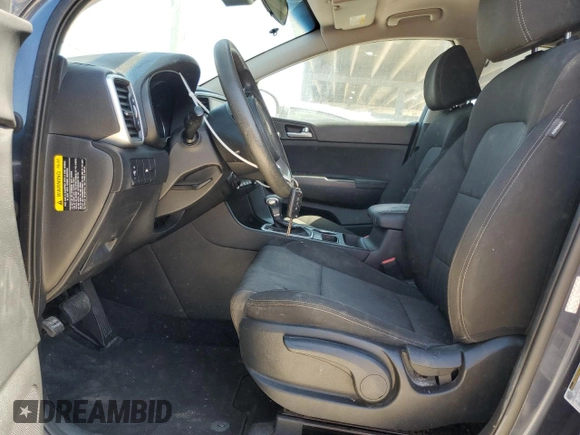 2020 Kia Sportage LX with VIN KNDPM3AC0L7725798, listed as a Copart auction lot 47143165 with 52,190 mi miles and Salvage Title. Bid and sale history available at carsss.com. Image 7.
