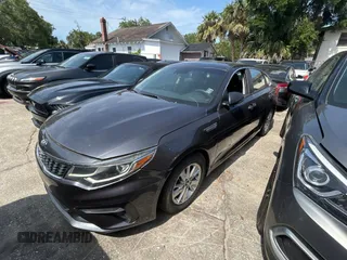 2019 Kia Optima LX with VIN 5XXGT4L36KG283458, listed as a Copart auction lot 54631745 with 95,676 mi miles and Salvage Title. Bid and sale history available at carsss.com. Image 2.