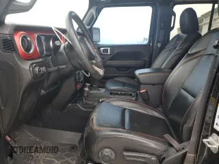 2020 Jeep Gladiator Rubicon with VIN 1C6JJTBG1LL147385, listed as a Copart auction lot 46136215 with 33,814 mi miles and Clean Title. Bid and sale history available at DreamBid. Image 7.