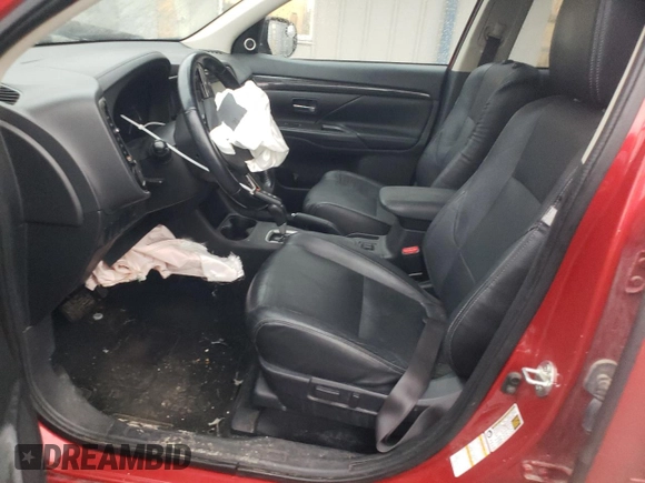 2016 Mitsubishi Outlander SE with VIN JA4AD3A35GZ063663, listed as a Copart auction lot 60103075 with Not provided miles and Salvage title. Bid and sale history available at DreamBid. Image 7.