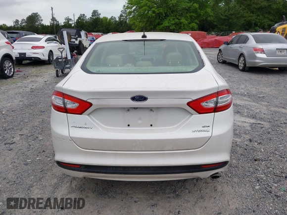 2014 Ford Fusion SE Hybrid with VIN 3FA6P0LU3ER312041, listed as a IAAI auction lot 41964588 with 138,566 mi miles and . Bid and sale history available at DreamBid. Image 16.