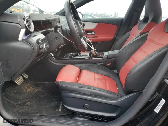 2022 Mercedes-Benz CLA with VIN W1K5J4HB6NN321119, listed as a Copart auction lot 84884294 with 22,586 mi miles and Salvage Title. Bid and sale history available at carsss.com. Image 7.