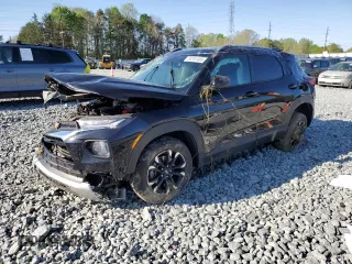 2021 Chevrolet TrailBlazer LT with VIN KL79MPSL2MB143132, listed as a Copart auction lot 52251455 with 47,480 mi miles and Salvage Title. Bid and sale history available at carsss.com. Image 1.