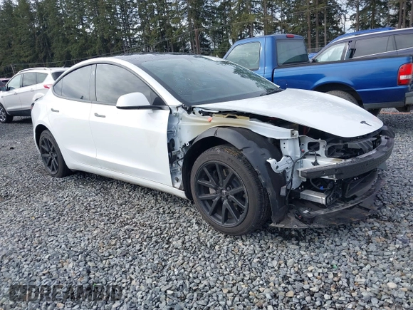 2023 Tesla Model 3 with VIN 5YJ3E1EA2PF612427, listed as a IAAI auction lot 41793756 with 17,913 mi miles and . Bid and sale history available at carsss.com. Image 1.