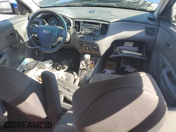 2007 Kia Rio LX with VIN KNADE123376224643, listed as a Copart auction lot 78474304 with 170,497 mi miles and Salvage Title. Bid and sale history available at carsss.com. Image 8.