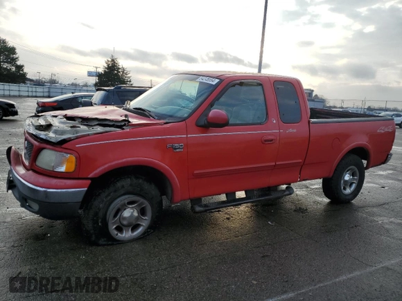 2001 Ford F-150 XL with VIN 1FTRX18L21NA50586, listed as a Copart auction lot 84245554 with 0 mi miles and Salvage Title. Bid and sale history available at carsss.com. Image 1.