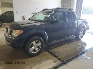 2008 Nissan Frontier SE with VIN 1N6AD07W68C424342, listed as a Copart auction lot 62068855 with 184,986 mi miles and Salvage title. Bid and sale history available at DreamBid. Image 1.
