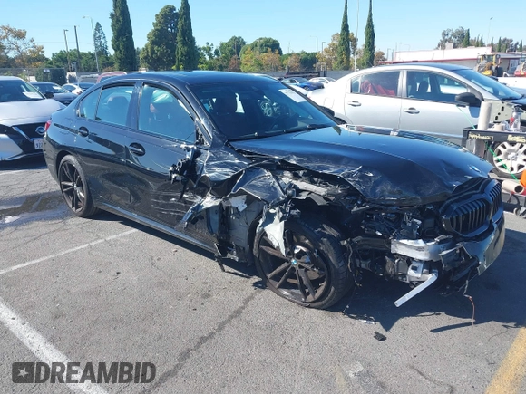 2022 BMW 3 Series 330i with VIN 3MW5R1J06N8C70943, listed as a IAAI auction lot 37735551 with 11,201 mi miles and . Bid and sale history available at DreamBid. Image 1.