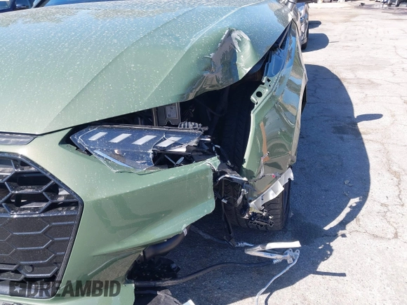 2023 Audi A4 S line Premium Plus with VIN WAUEAAF48PN022647, listed as a IAAI auction lot 41675764 with 19,522 mi miles and . Bid and sale history available at DreamBid. Image 17.
