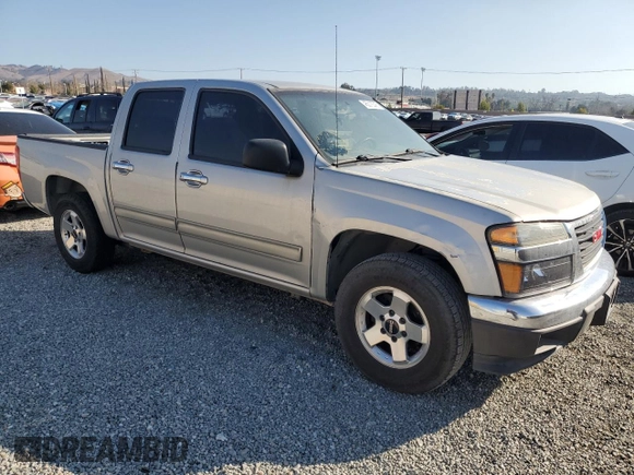 2012 GMC Canyon SLE1 with VIN 1GTD5MFE0C8146224, listed as a Copart auction lot 45018345 with 183,210 mi miles and Clean Title. Bid and sale history available at carsss.com. Image 4.