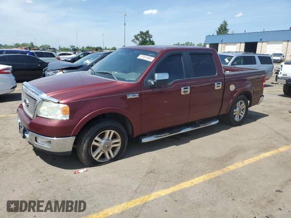 2005 Ford F-150 XLT with VIN 1FTPW12505FB22051, listed as a Copart auction lot 84535874 with 143,574 mi miles and Clean Title. Bid and sale history available at carsss.com. Image 1.
