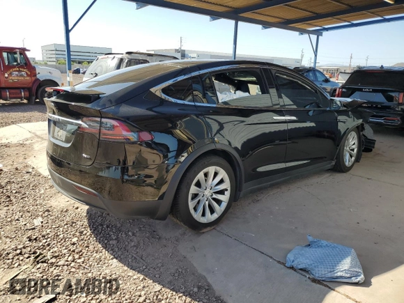 2016 Tesla Model X 70D with VIN 5YJXCBE22GF025585, listed as a Copart auction lot 52363755 with 141,607 mi miles and Salvage Title. Bid and sale history available at DreamBid. Image 3.