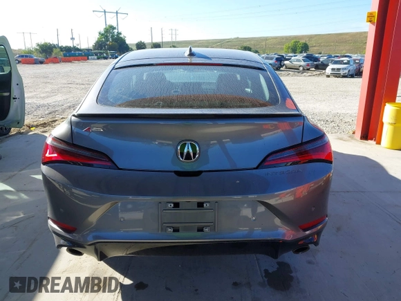 2024 Acura Integra w/A-Spec Technology Package with VIN 19UDE4H6XRA025550, listed as a IAAI auction lot 41436077 with 17,729 mi miles. Bid and sale history available at carsss.com. Image 17.