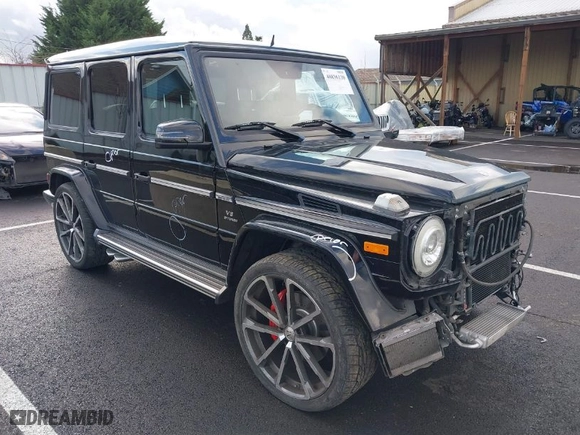 2015 Mercedes-Benz G-Class G 63 AMG with VIN WDCYC7DF7FX237855, listed as a IAAI auction lot 40836130 with 88,920 mi miles. Bid and sale history available at carsss.com. Image 1.