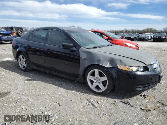 2004 Acura TL with VIN 19UUA66284A072995, listed as a Copart auction lot 50259975 with 229,155 mi miles and Salvage Title. Bid and sale history available at carsss.com. Image 4.