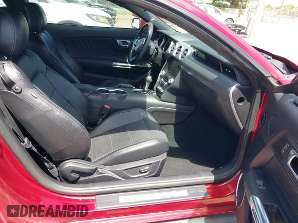 2019 Ford Mustang GT with VIN 1FA6P8CF1K5178208, listed as a IAAI auction lot 42818966 with 38,377 mi miles and . Bid and sale history available at DreamBid. Image 5.