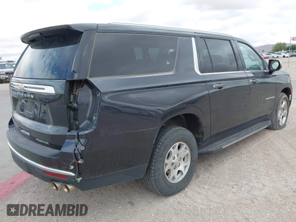 2023 Chevrolet Suburban Premier z VIN 1GNSKFKD2PR266705, wystawiony jako IAAI lot #42578313 z przebiegiem Nie podano mil oraz . Historia ofert i sprzedaży dostępna na DreamBid. Obrazek 4.
