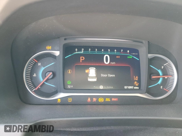 2021 Honda Pilot EX-L with VIN 5FNYF6H5XMB007730, listed as a Copart auction lot 53751955 with 71,097 mi miles and Salvage Title. Bid and sale history available at DreamBid. Image 9.