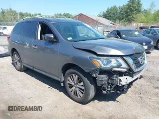 2018 Nissan Pathfinder SV with VIN 5N1DR2MM2JC614558, listed as a IAAI auction lot 42222044 with 97,193 mi miles and . Bid and sale history available at DreamBid. Image 1.
