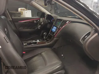 2014 Infiniti Q50 Sport with VIN JN1BV7AR0EM704993, listed as a IAAI auction lot 42492764 with 64,811 mi miles and . Bid and sale history available at DreamBid. Image 5.