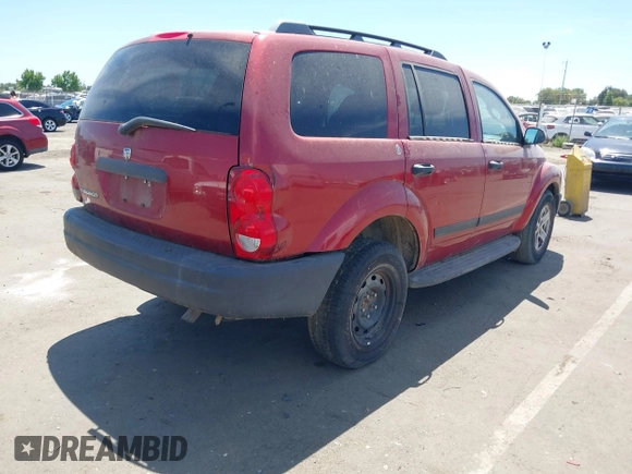 2006 Dodge Durango SXT with VIN 1D4HD38K66F140240, listed as a IAAI auction lot 42821617 with 184,198 mi miles and . Bid and sale history available at DreamBid. Image 4.