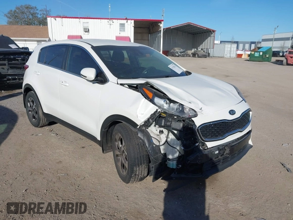 2021 Kia Sportage LX with VIN KNDPM3AC5M7907935, listed as a IAAI auction lot 41738513 with 79,116 mi miles. Bid and sale history available at carsss.com. Image 1.